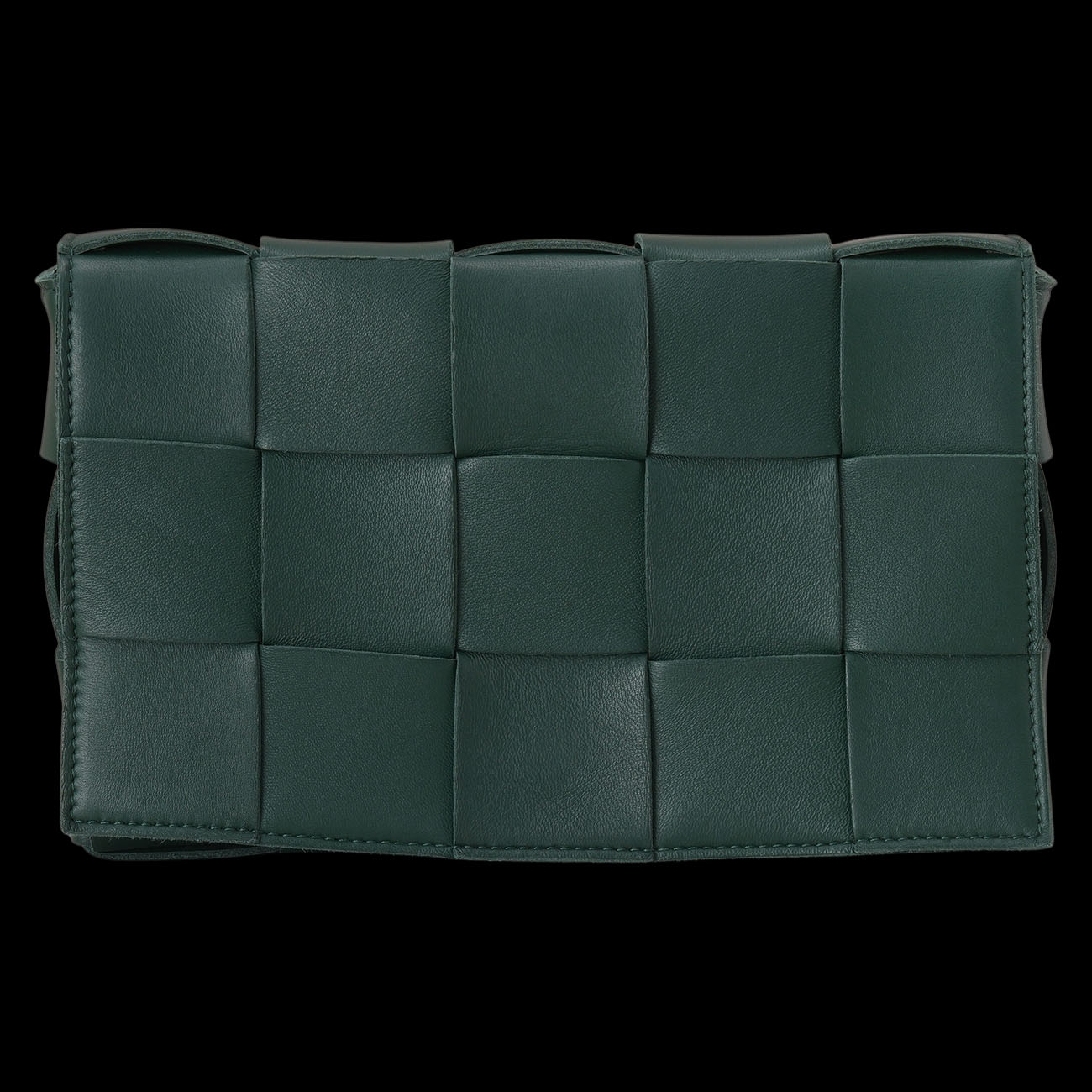 BOTTEGA VENETA(USED)보테가베네타 그린 카세트 미디움 백